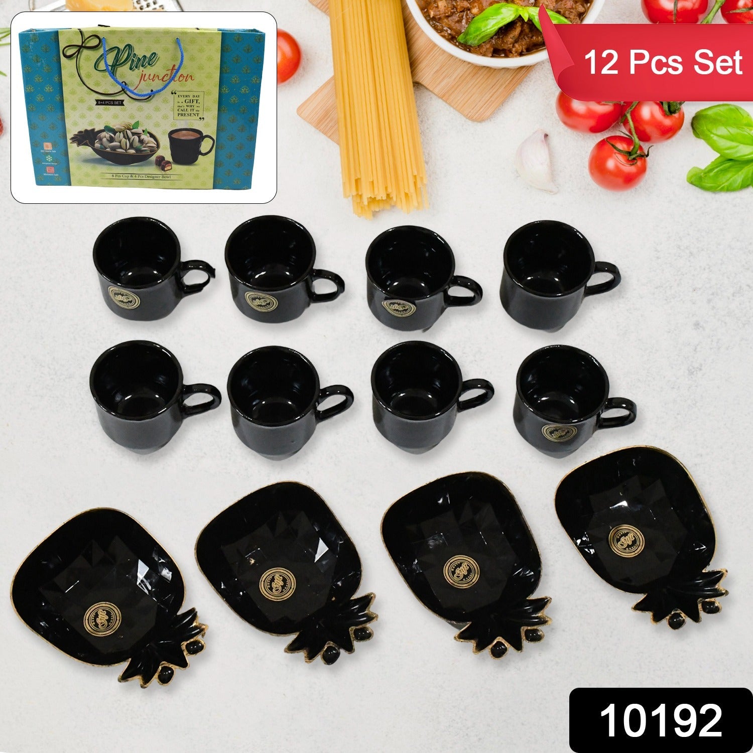 TropiSip Mug Set with Pineapple Bowl TropiSip Mug Set with Pineapple Bowl